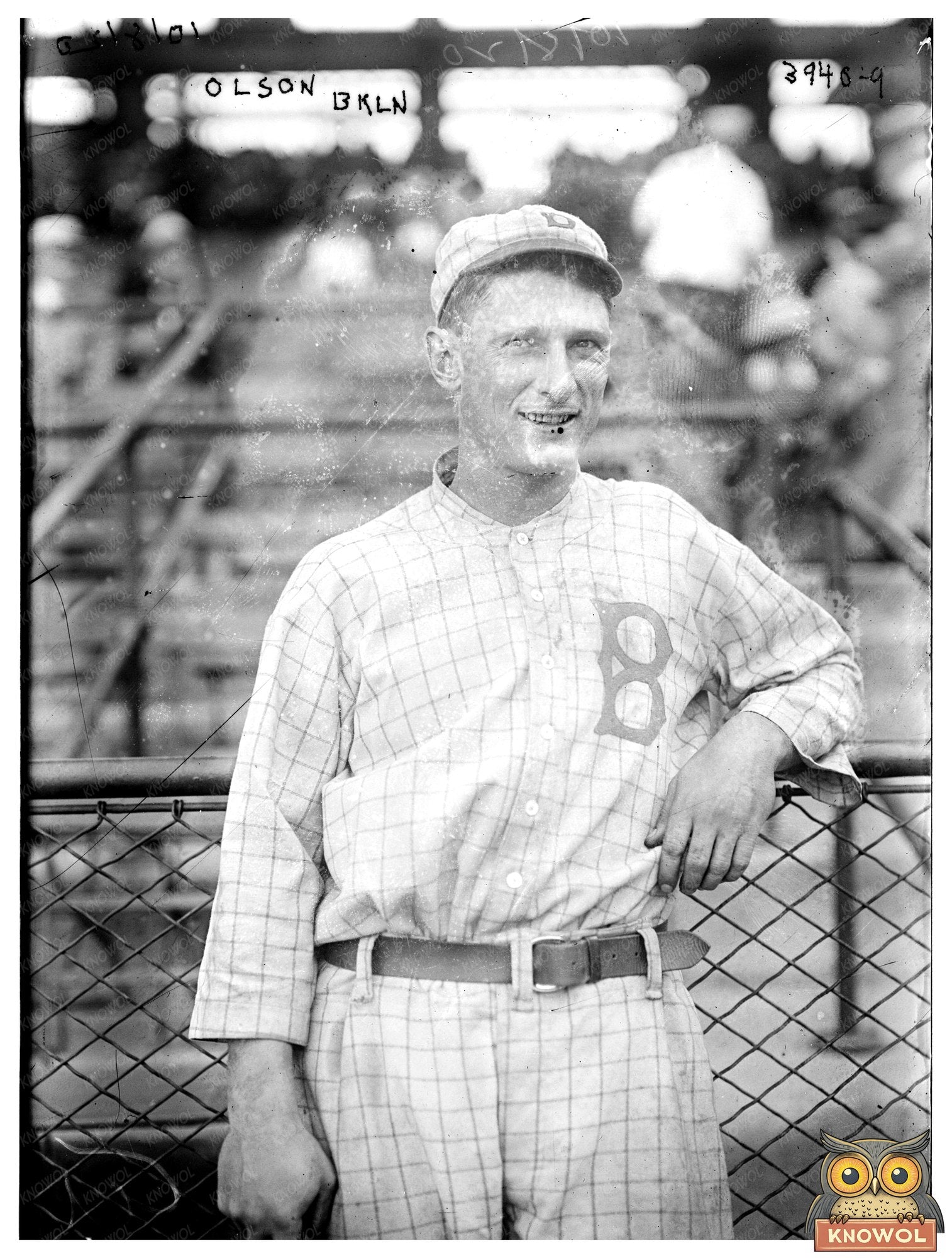 Historic [Ivy Olson, Brooklyn NL (baseball)] Print, Vintage Art