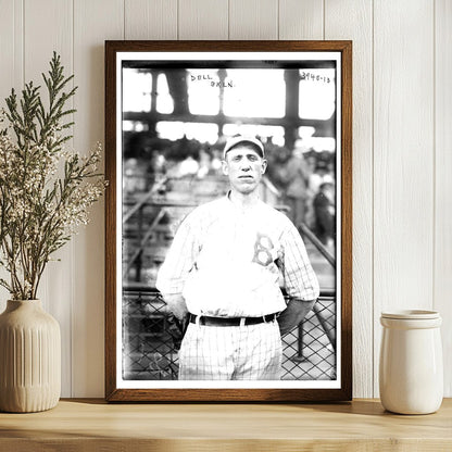 Wheezer Dell Baseball Action, Brooklyn 1916