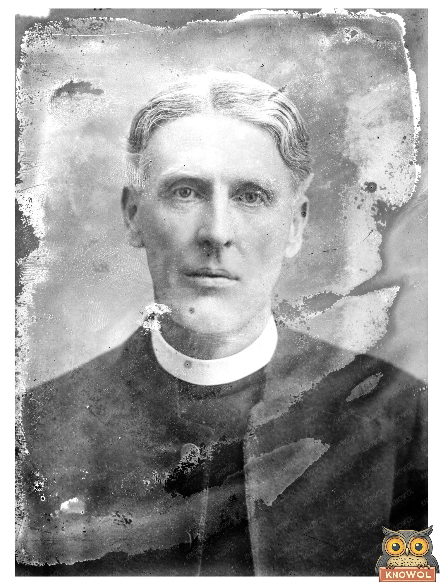 Historic Rev. Canon, W.H. Carnegie Print, Vintage Art
