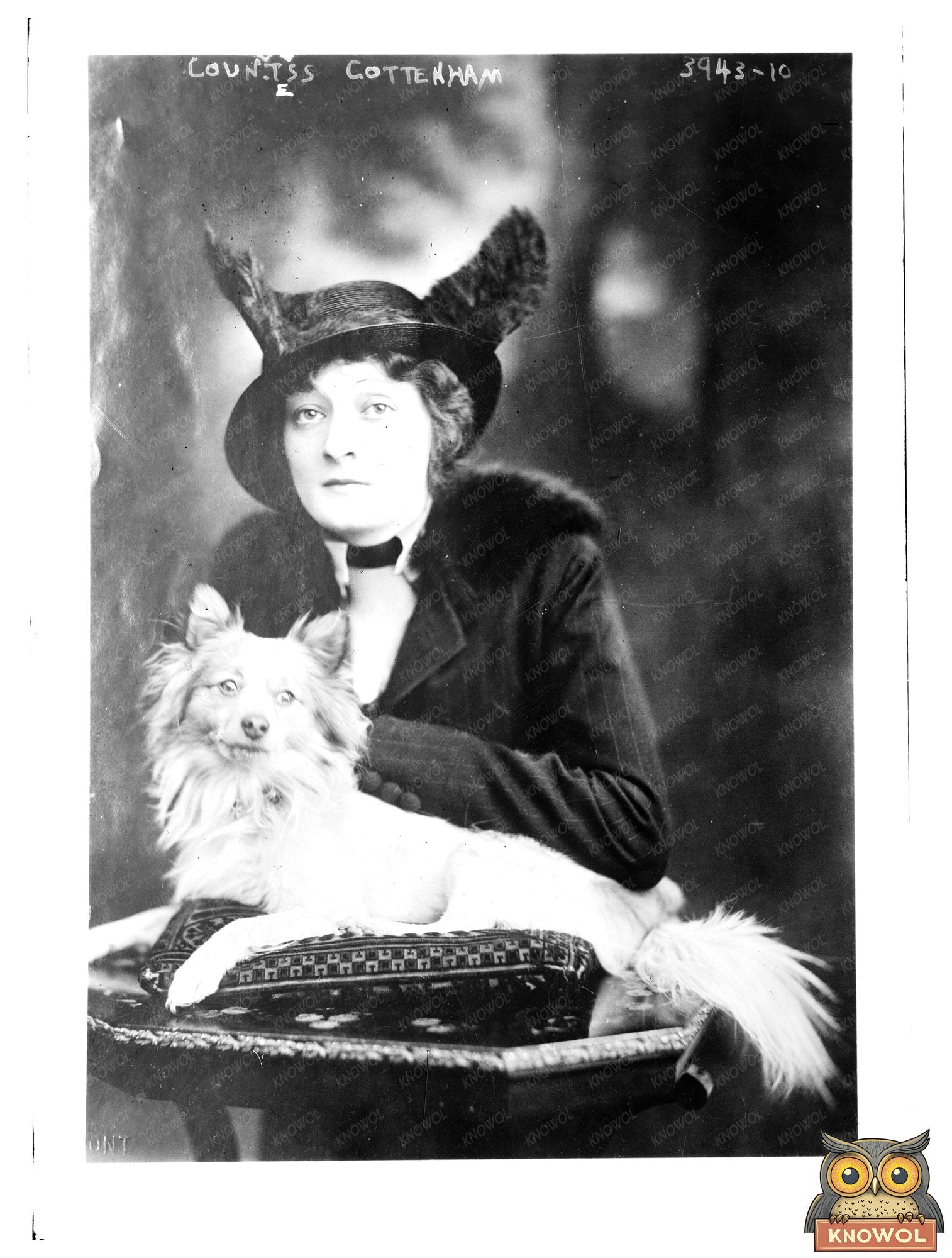 Historic Countess Cottenham Print, Vintage Art