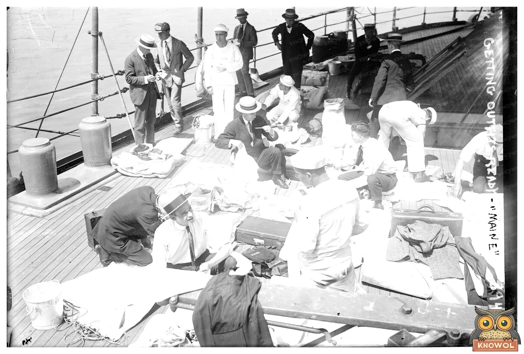 Early 20th Century Maine Outfit Preparation Scene