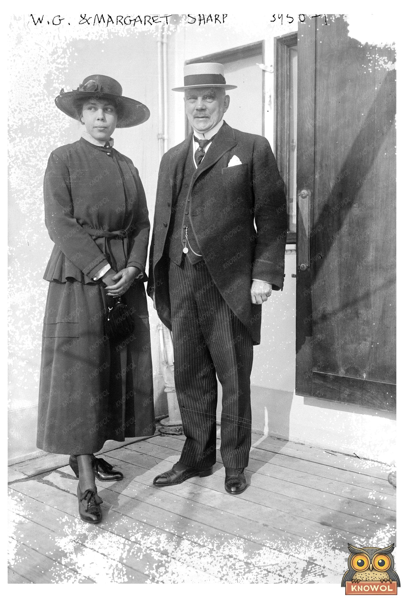 1916 W.G. & Margaret Sharp: Timeless Family Portrait