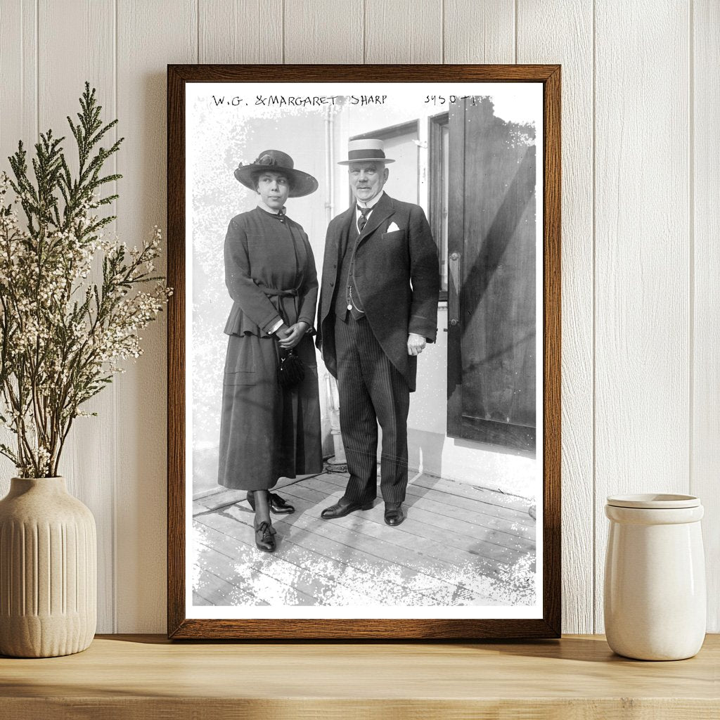 1916 W.G. & Margaret Sharp: Timeless Family Portrait