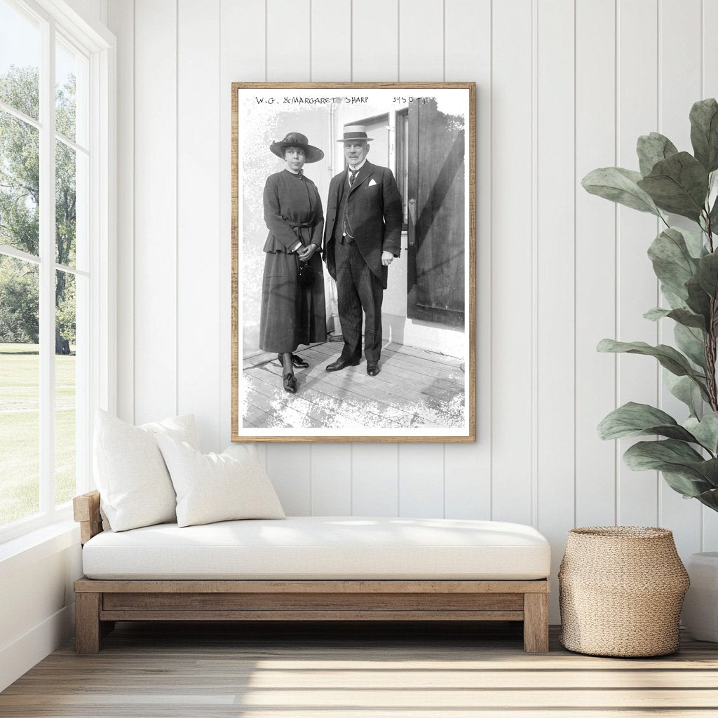 1916 W.G. & Margaret Sharp: Timeless Family Portrait