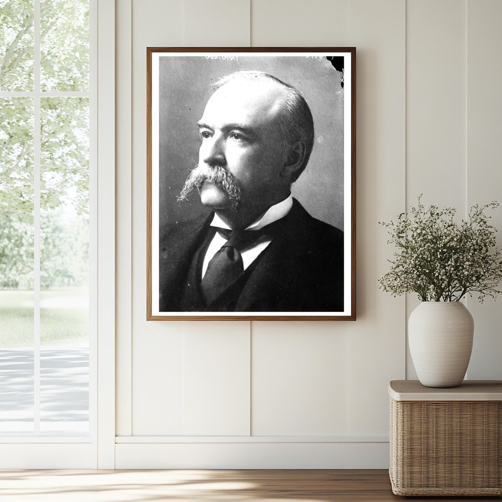 Historic Geo. Gray Print, Vintage Art