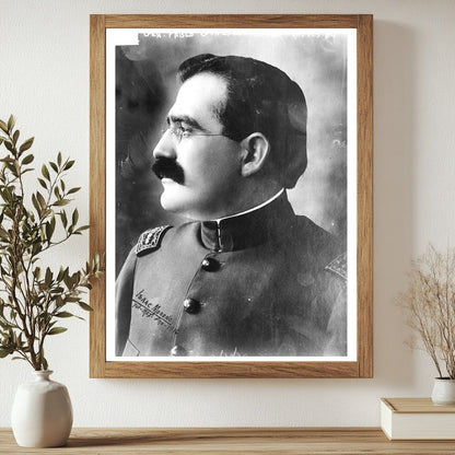 Historic Gen. Pablo Gonzalez Print, Vintage Art