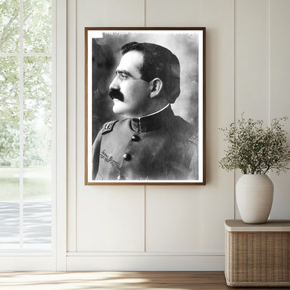 Historic Gen. Pablo Gonzalez Print, Vintage Art