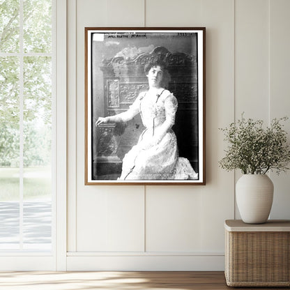 Historic Mrs. Benton McMillin Print, Vintage Art