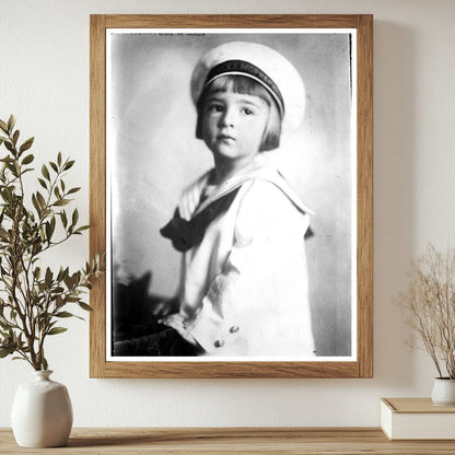 Historic Crown Prince of Serbia Print, Vintage Art