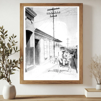 Historic Caracas, A mountaineer Print, Vintage Art