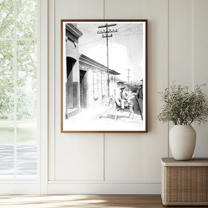 Historic Caracas, A mountaineer Print, Vintage Art