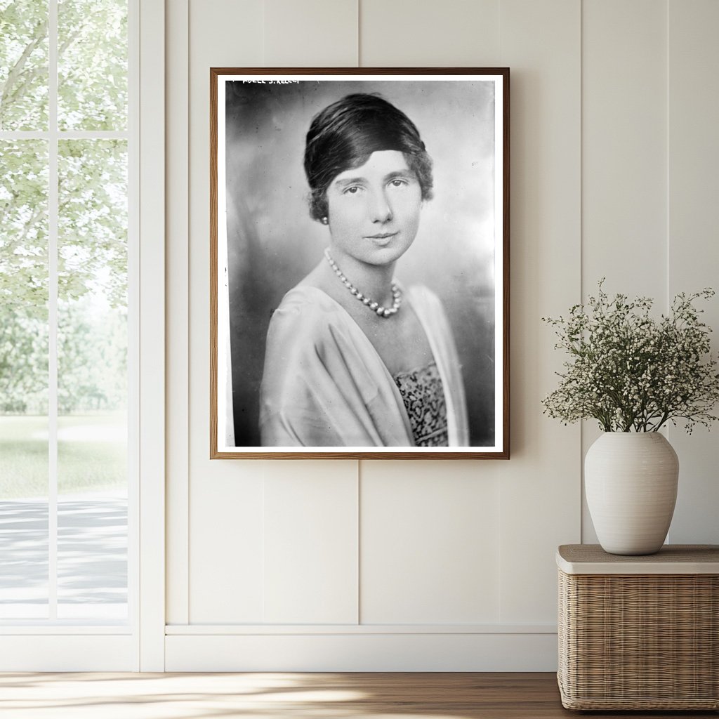 Historic Adele S. Kelley Print, Vintage Art
