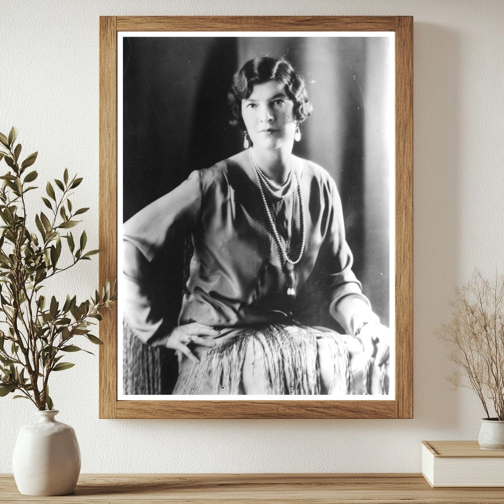 Historic Baroness v. Maltzan Print, Vintage Art