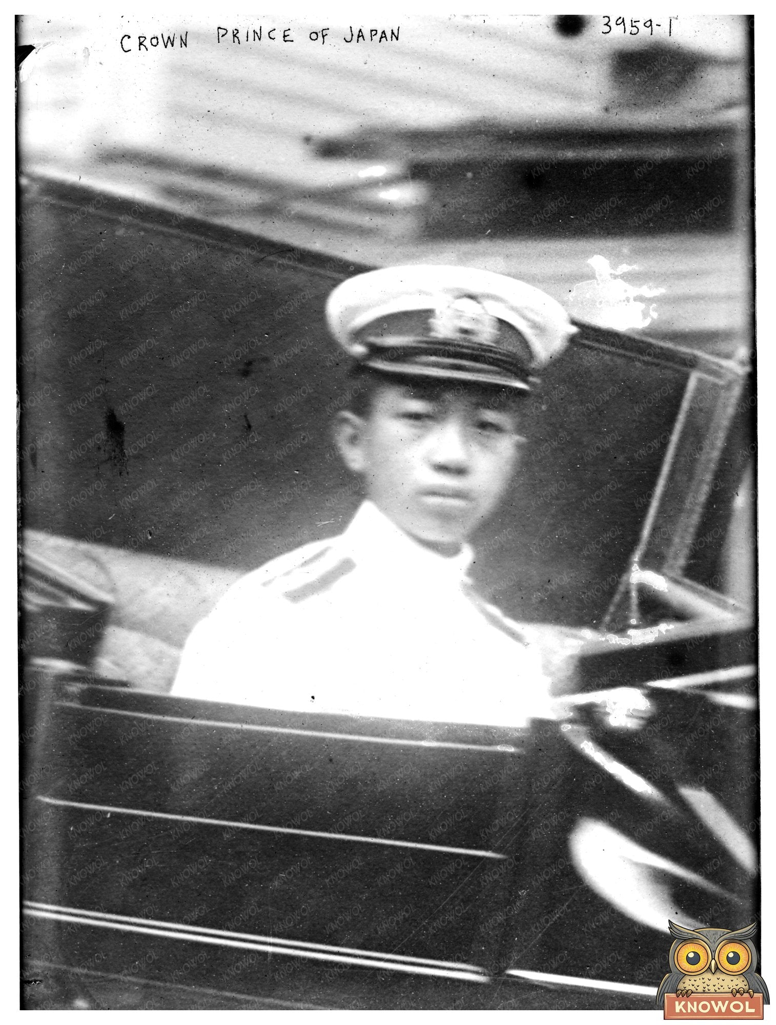 Historic Crown Prince of Japan Print, Vintage Art