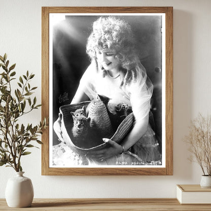 Historic Alma Hanlon Print, Vintage Art