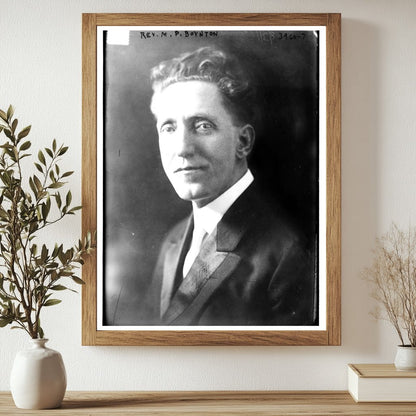 Historic Rev. M.P. Boynton Print, Vintage Art