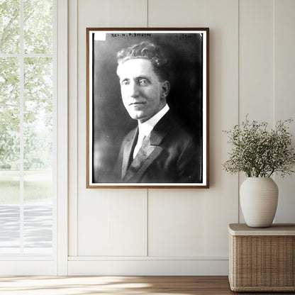 Historic Rev. M.P. Boynton Print, Vintage Art