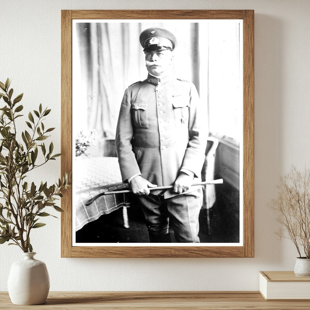 Historic Gen. Heye Print, Vintage Art