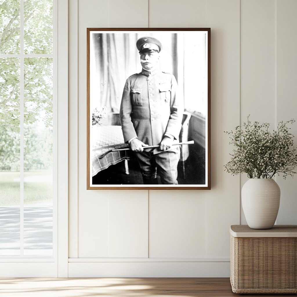 Historic Gen. Heye Print, Vintage Art
