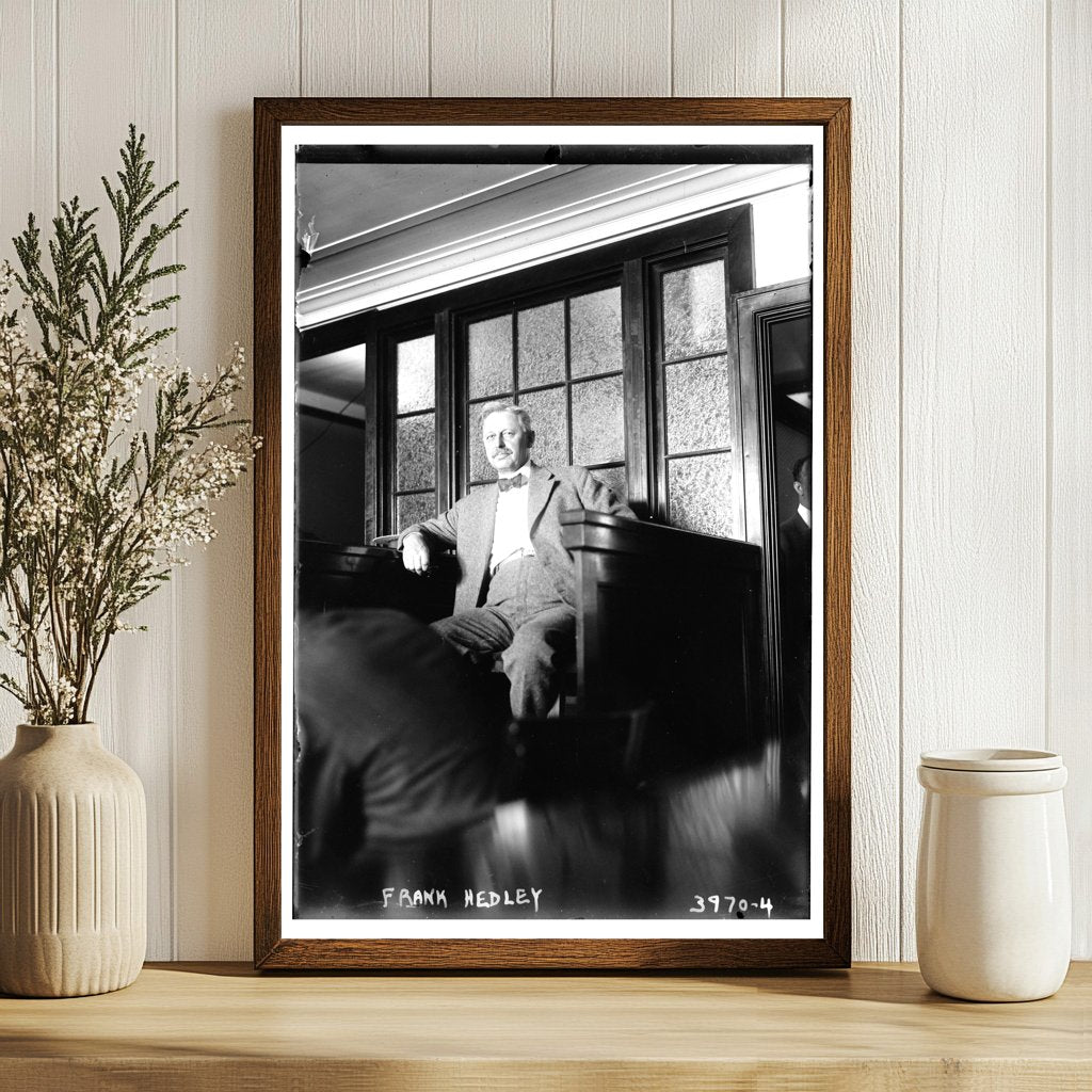 Frank Hedley: Icon of Early 20th Century History