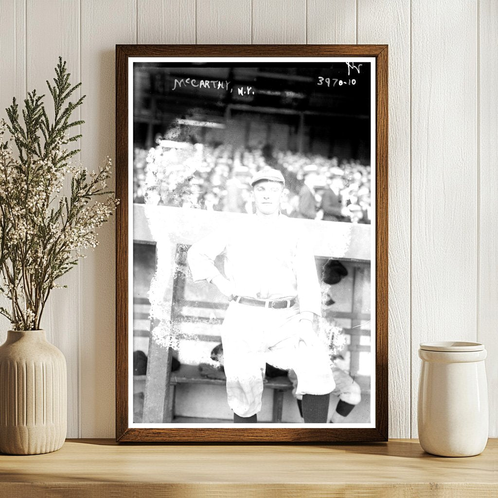 Lew McCarty: 1916 New York Giants Baseball Portrait