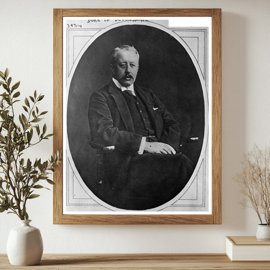 Historic Duke of Devonshire Print, Vintage Art