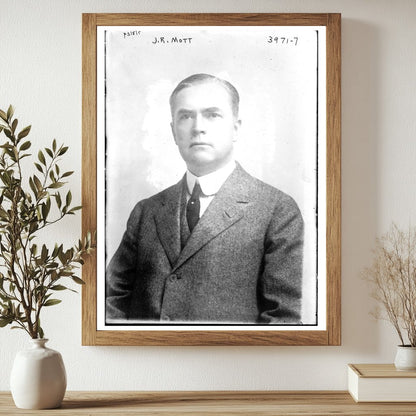 Historic J.R. Mott Print, Vintage Art