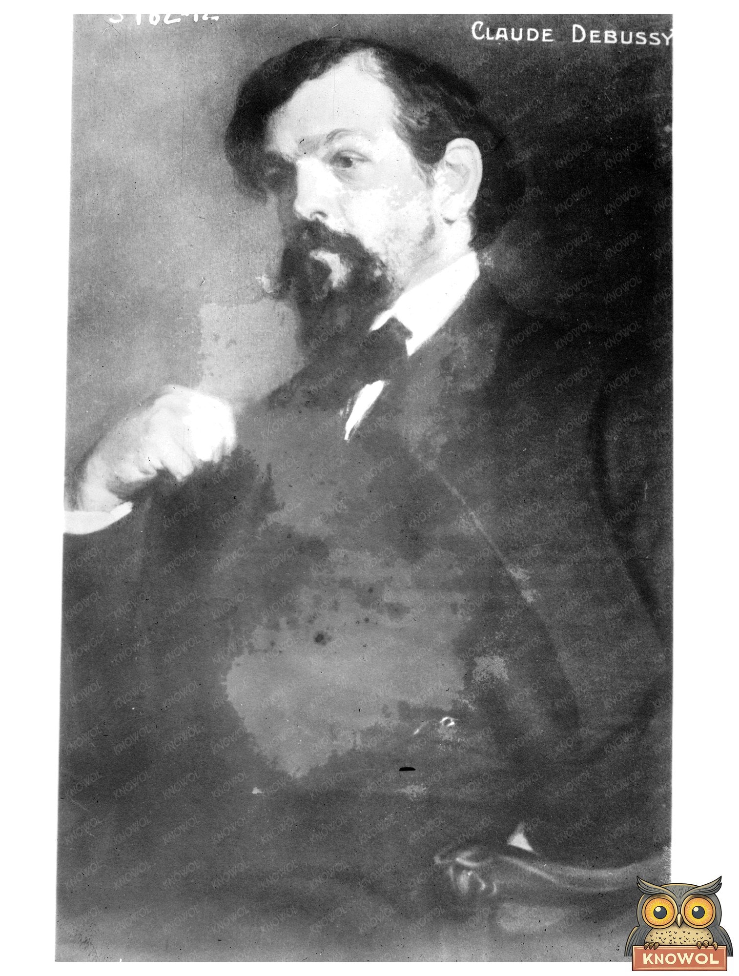 Historic Claude Debussy Print, Vintage Art