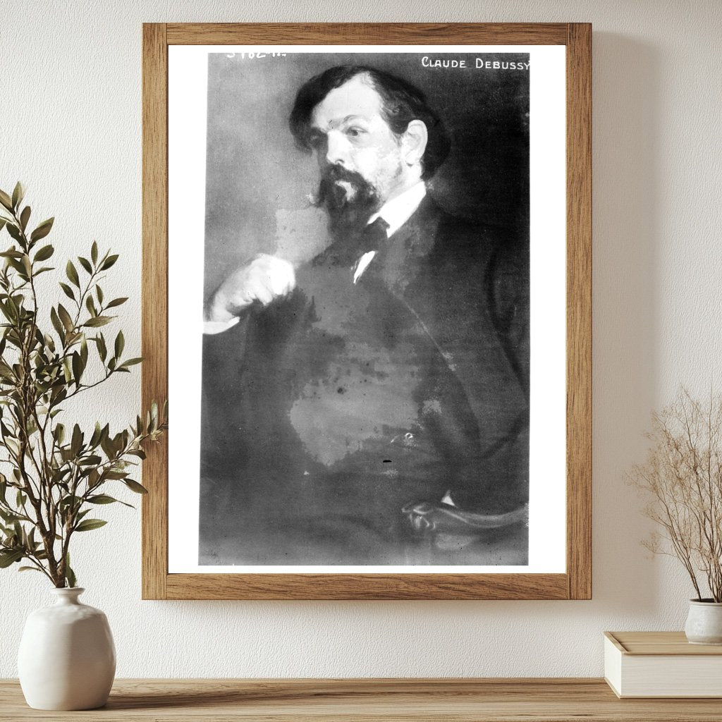 Historic Claude Debussy Print, Vintage Art