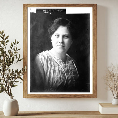 Historic Marian A. Spratt Print, Vintage Art
