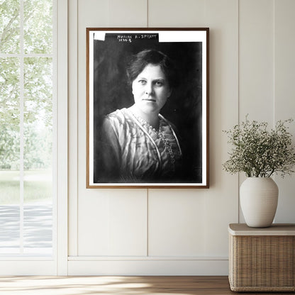 Historic Marian A. Spratt Print, Vintage Art