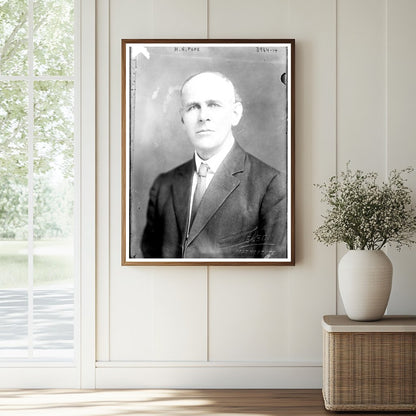 Historic H.N. Pope Print, Vintage Art