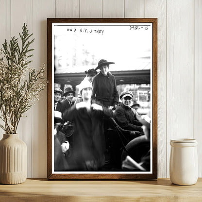 Vintage NYC Jitney Ride: A 1915-1920 Transport Gem