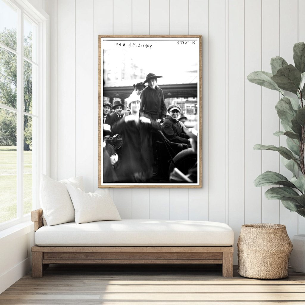 Vintage NYC Jitney Ride: A 1915-1920 Transport Gem