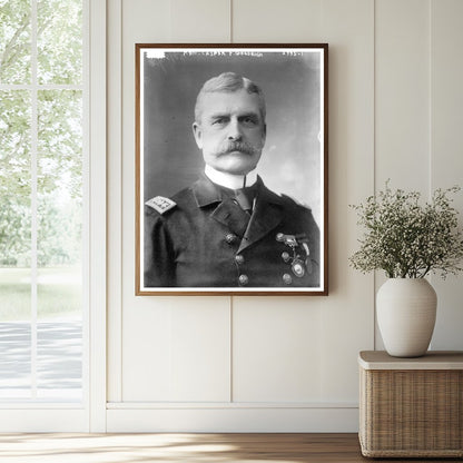 Historic Adm. Caspar F. Goodrich Print, Vintage Art