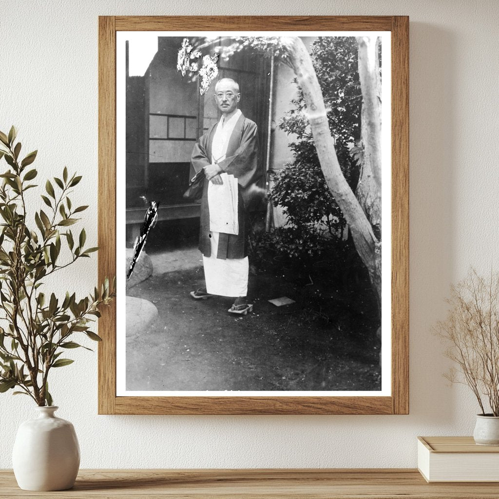 Historic Dr. Amoro Sato Print, Vintage Art