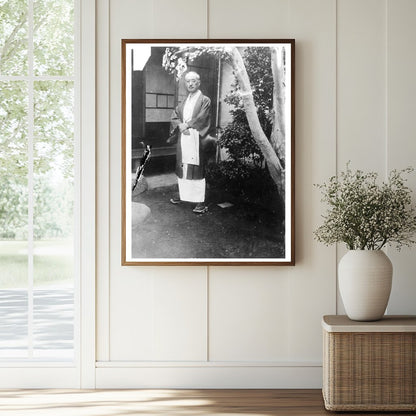 Historic Dr. Amoro Sato Print, Vintage Art
