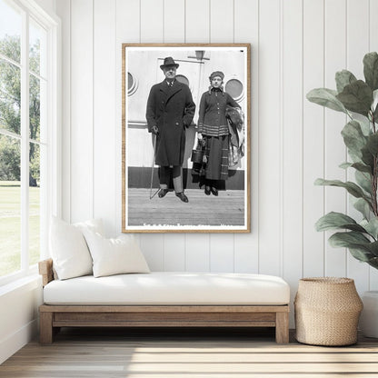 1916 Portrait of Sir H.B. Tree with Daughter