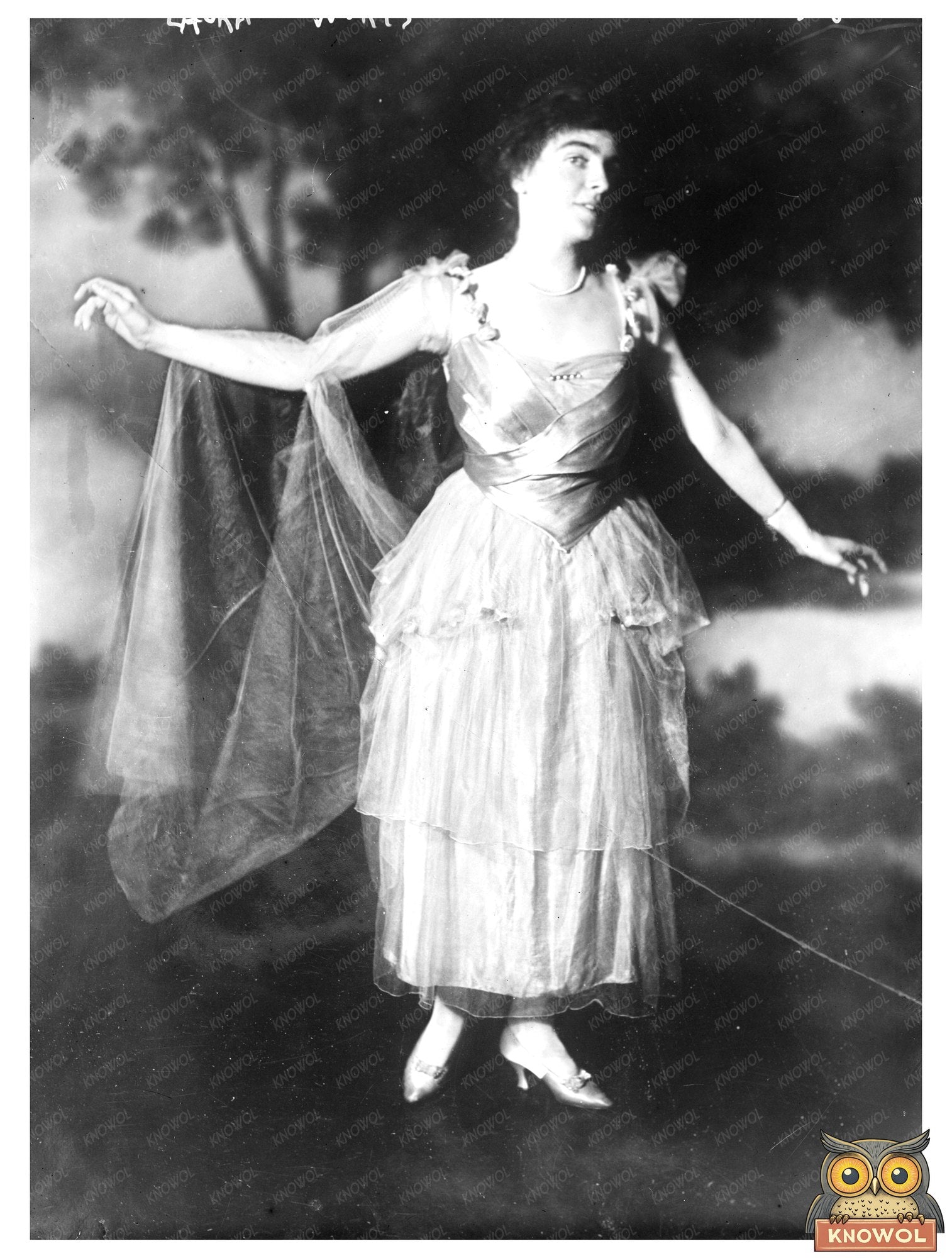 Historic Laura Wurts Print, Vintage Art
