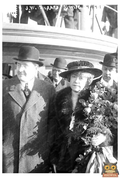 1916 Portrait of J.W. Gerard and His Wife