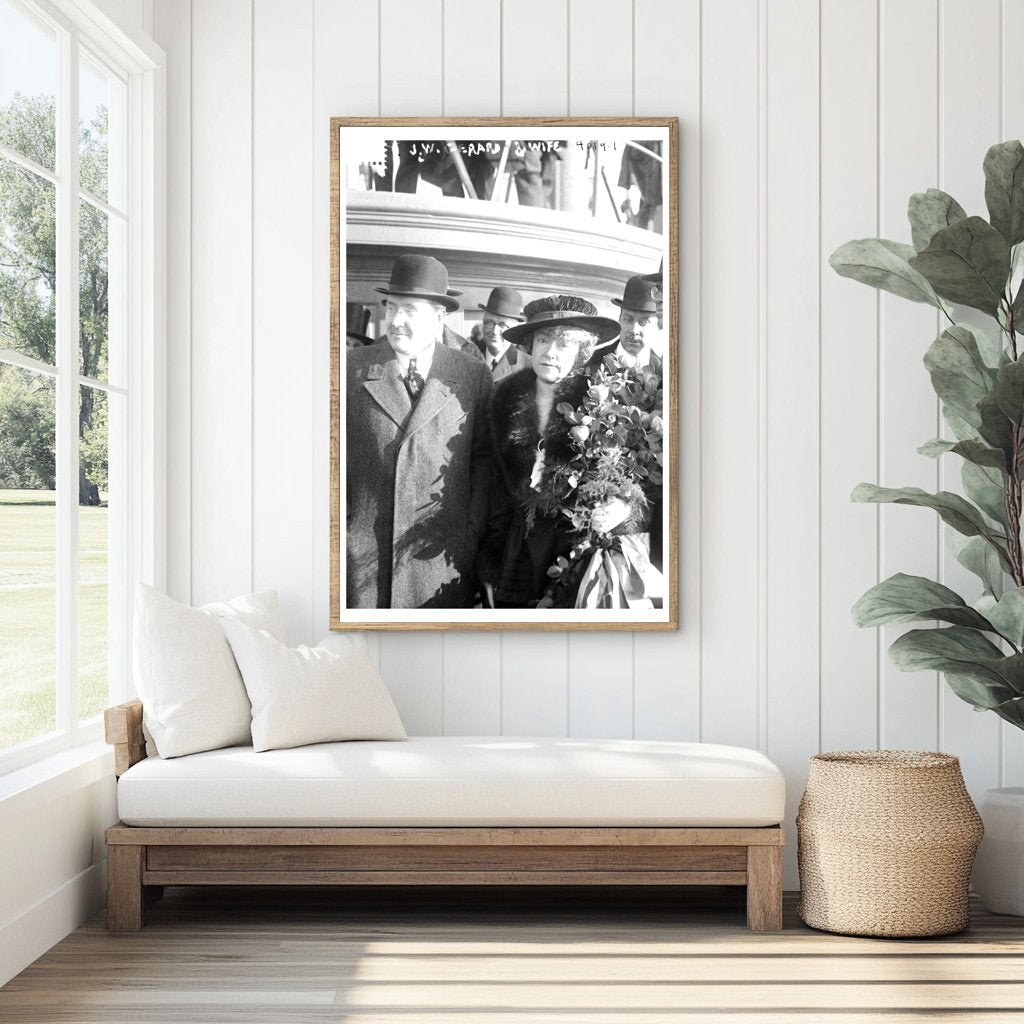 1916 Portrait of J.W. Gerard and His Wife