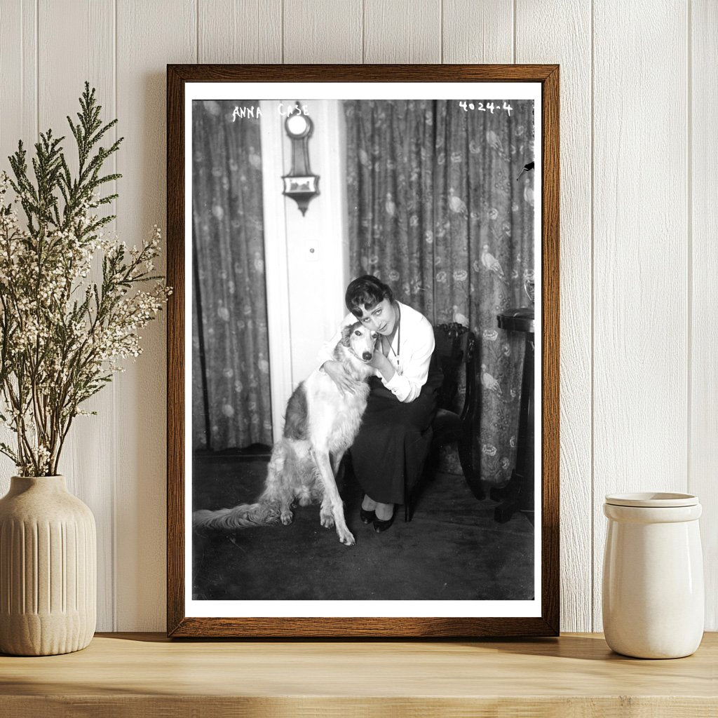 Early 20th Century Portrait of Soprano Anna Case