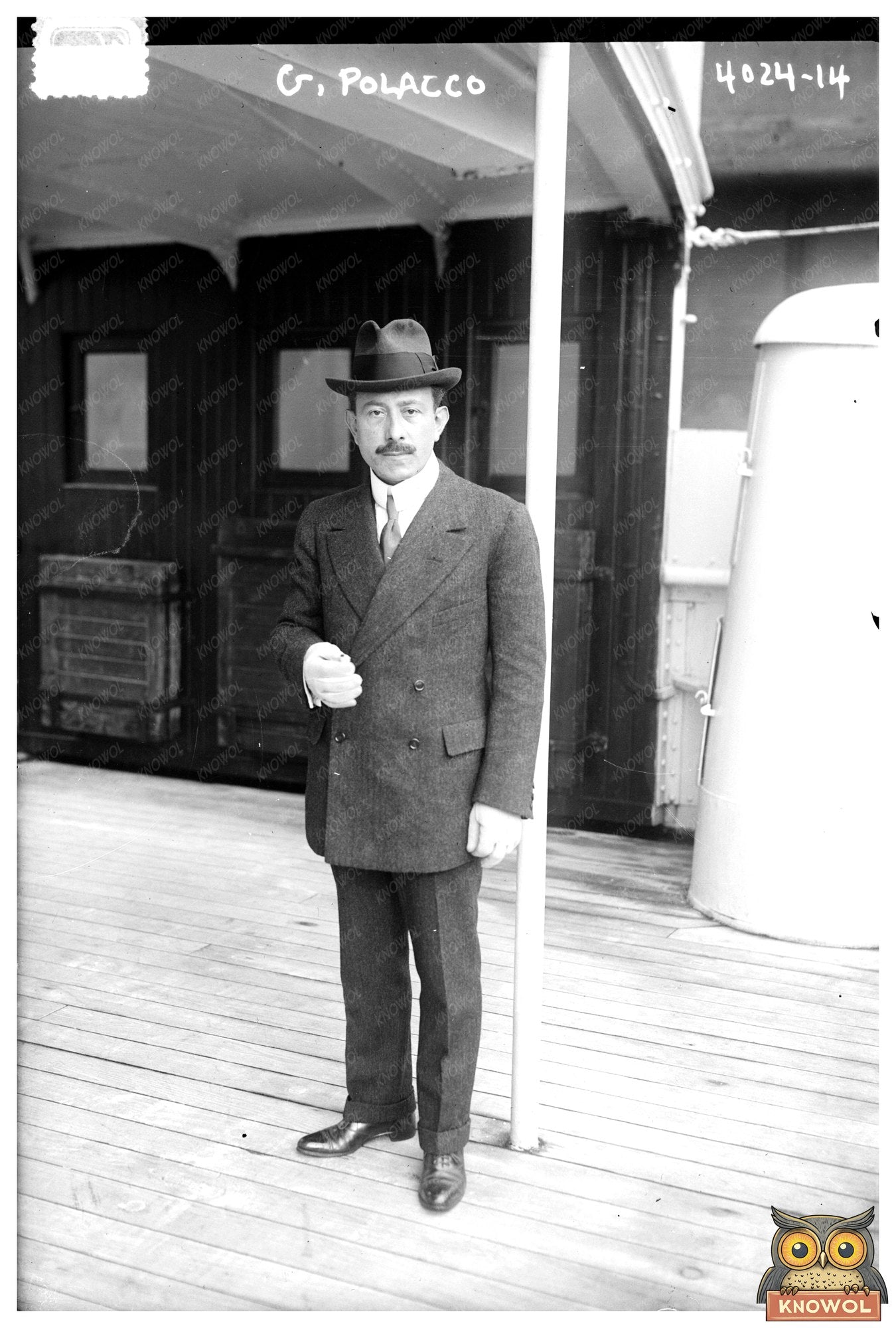 Culinary Pioneer G. Polacco in 1916 Restaurant Scene