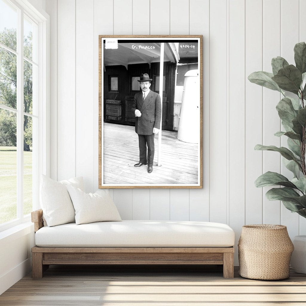 Culinary Pioneer G. Polacco in 1916 Restaurant Scene