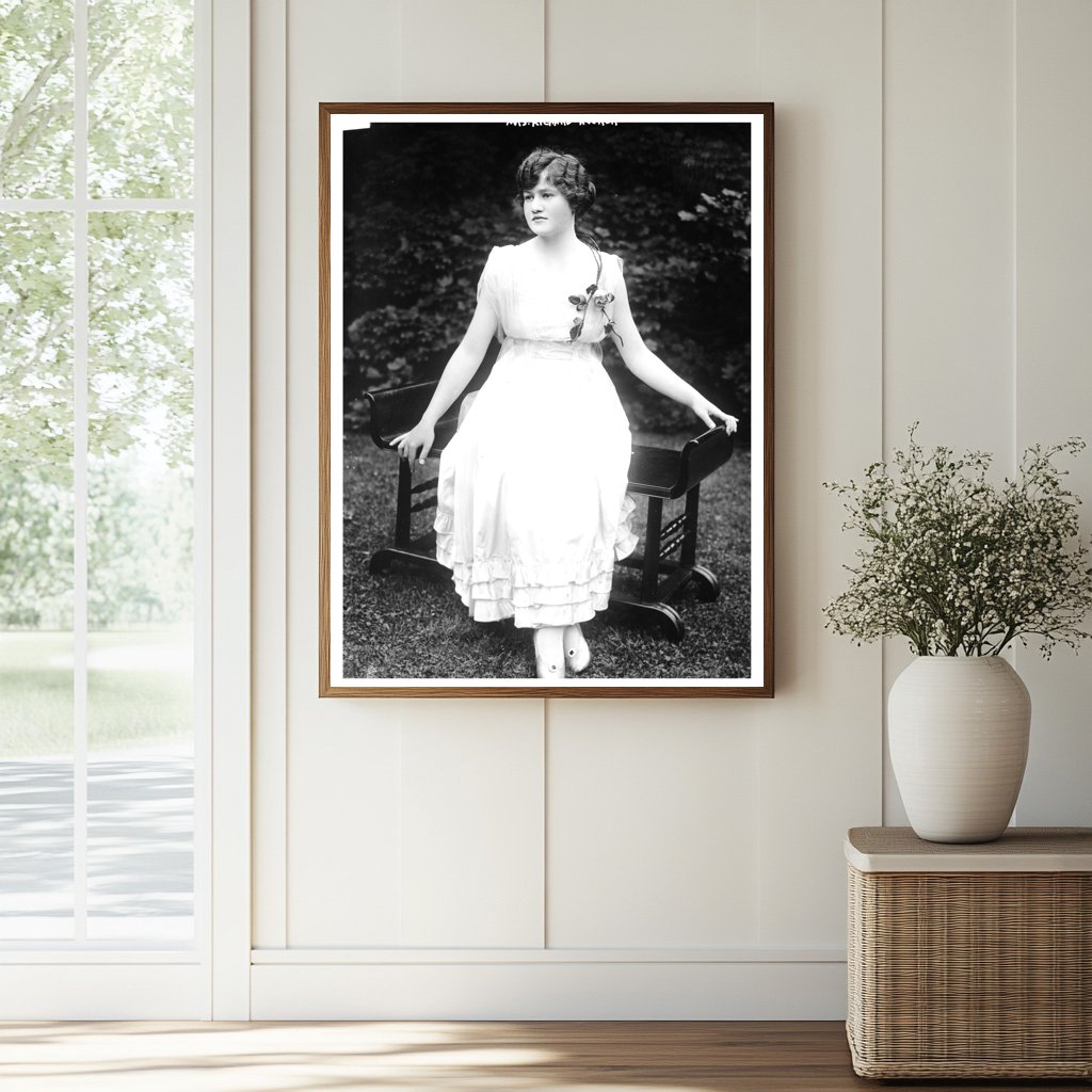 Historic (Dorothy Willard) Mrs. Richard Hooker Print, Vintage Art