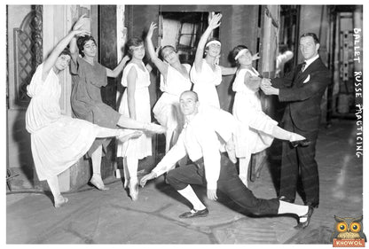 Grace in Motion: Ballet Russe Rehearsal, 1915-1920
