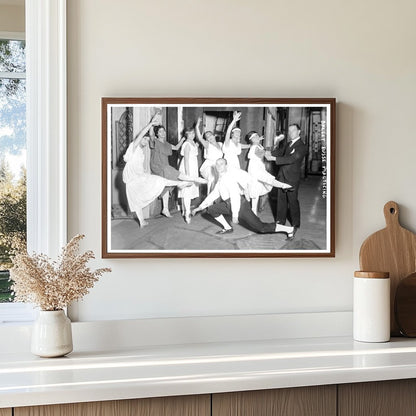 Grace in Motion: Ballet Russe Rehearsal, 1915-1920