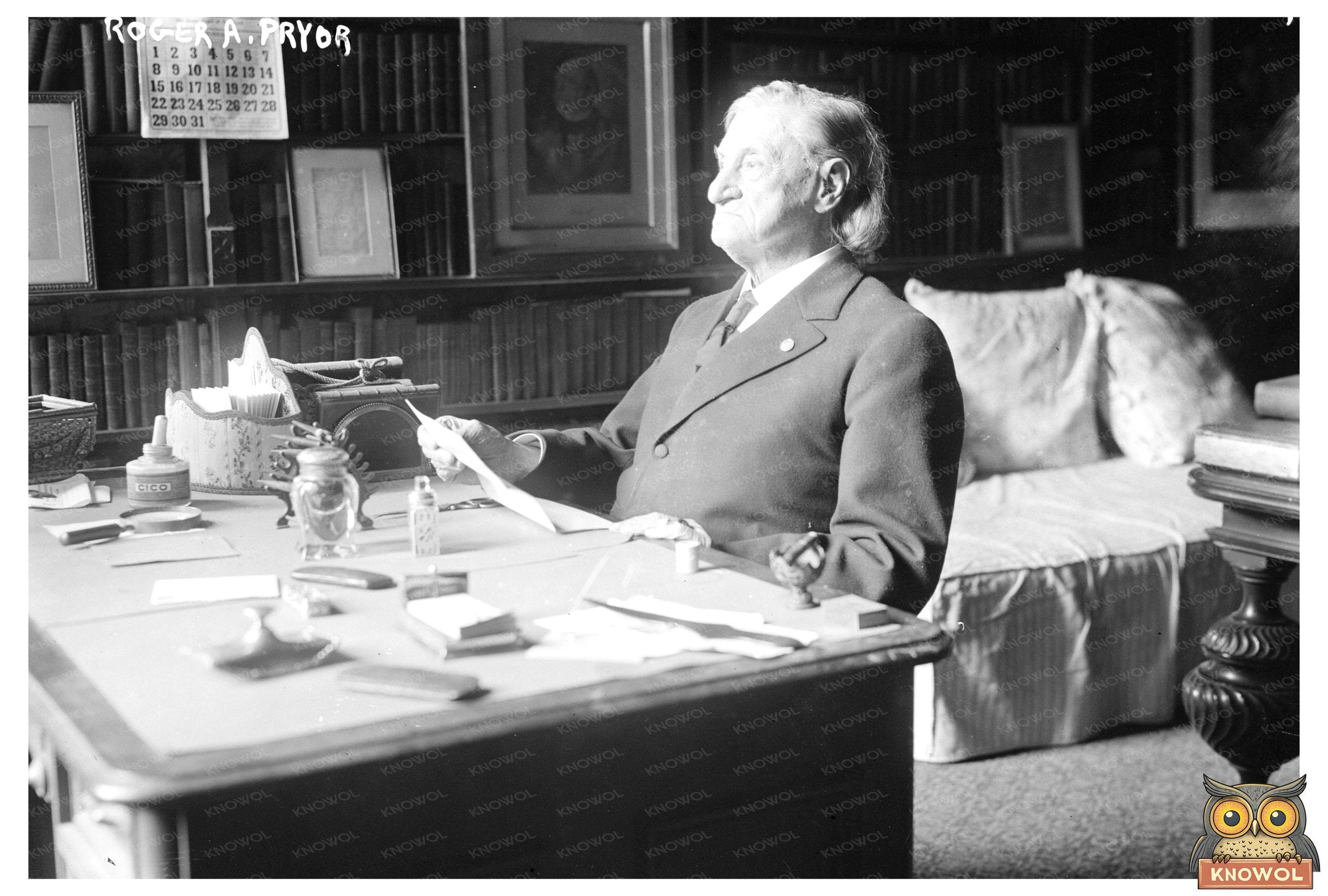 Historic Portrait of a Notable Early 20th Century Figure