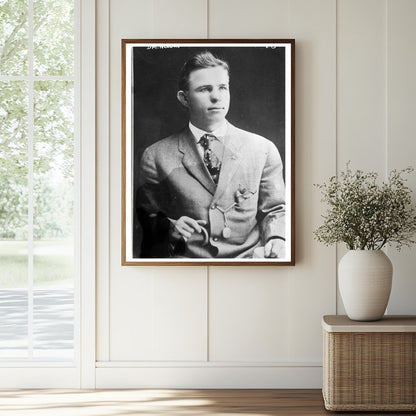 Historic Bat Nelson Print, Vintage Art