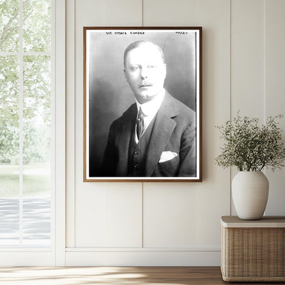 Historic Sir Horace Rumbold Print, Vintage Art